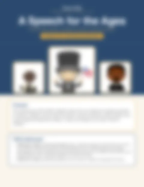 Blurred preview of inside pages from A Speech for the Ages. Select to enlarge.