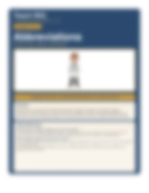 Blurred preview of inside pages from Abbreviations. Select to enlarge.