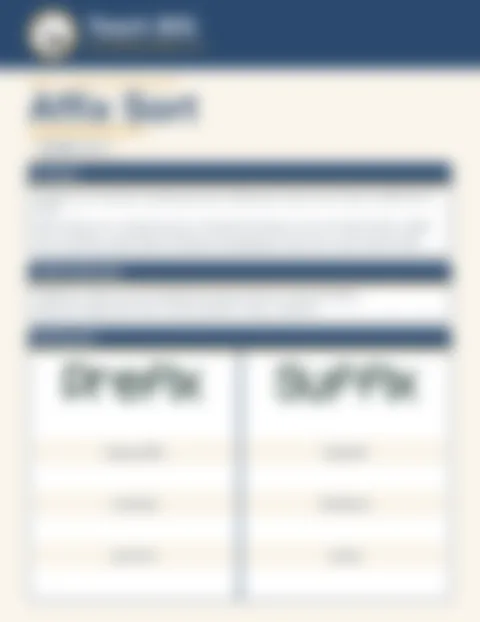 Blurred preview of inside pages from Affix Sort. Select to enlarge.