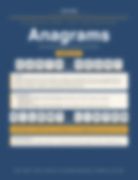 Blurred preview of inside pages from Anagrams. Select to enlarge.