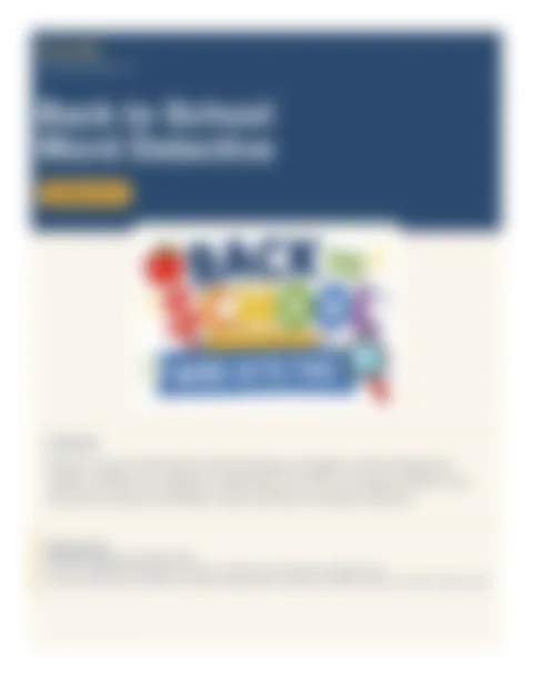 Blurred preview of inside pages from Back to School Word Detective. Select to enlarge.