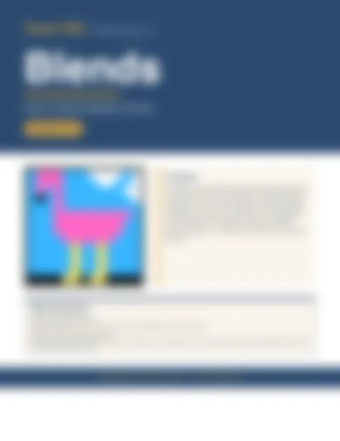 Blurred preview of inside pages from Blends. Select to enlarge.