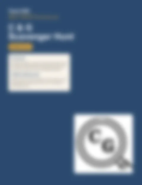 Blurred preview of inside pages from C & G Scavenger Hunt. Select to enlarge.