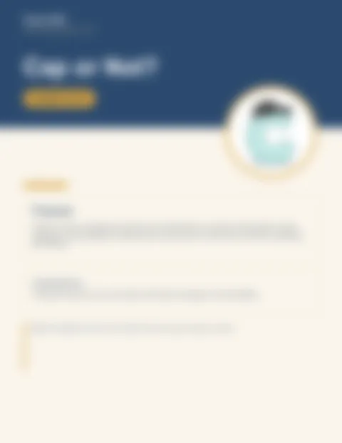 Blurred preview of inside pages from Cap or Not?. Select to enlarge.