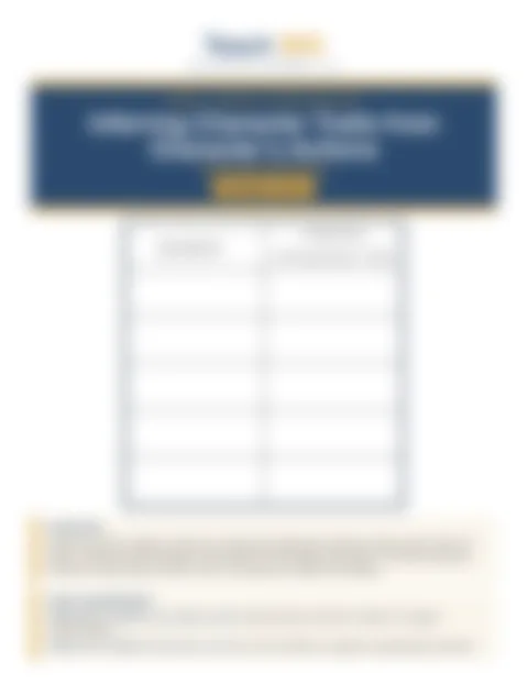 Blurred preview of inside pages from Inferring Character Traits from Character's Actions. Select to enlarge.