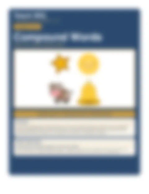 Blurred preview of inside pages from Compound Words. Select to enlarge.