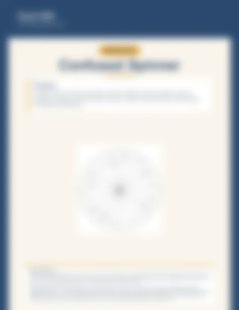Blurred preview of inside pages from Confused Spinner. Select to enlarge.