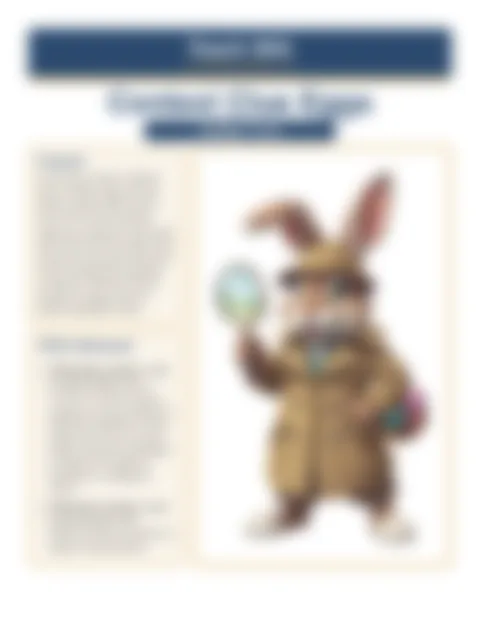 Blurred preview of inside pages from Context Clue Eggs. Select to enlarge.