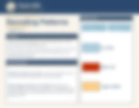 Blurred preview of inside pages from Decoding Patterns. Select to enlarge.