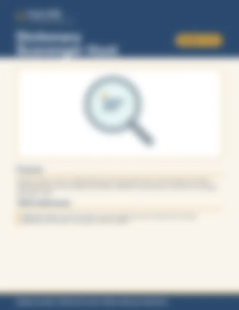 Blurred preview of inside pages from Dictionary Scavenger Hunt. Select to enlarge.
