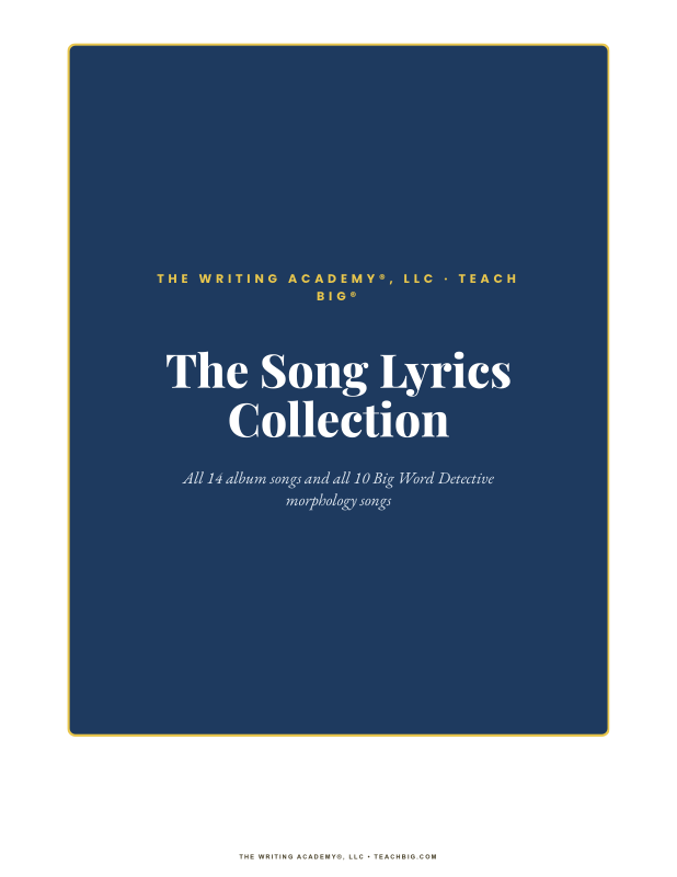 Song lyrics collection cover page